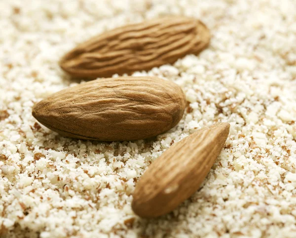 Grated almond — Stock Photo, Image