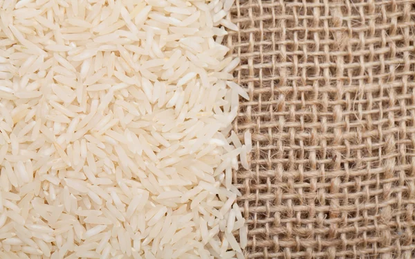水稻对麻布 — 图库照片