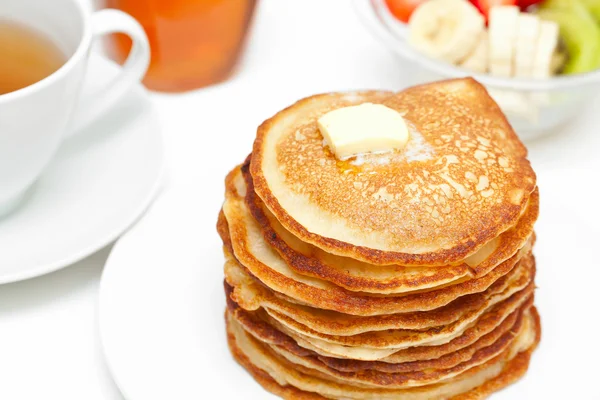 Altın buttermilk pancakes — Stok fotoğraf