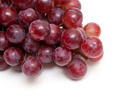 Bunch of red grapes clipart