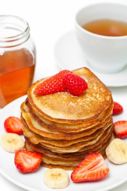 Altın buttermilk pancakes