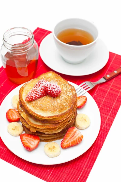 Altın buttermilk pancakes — Stok fotoğraf