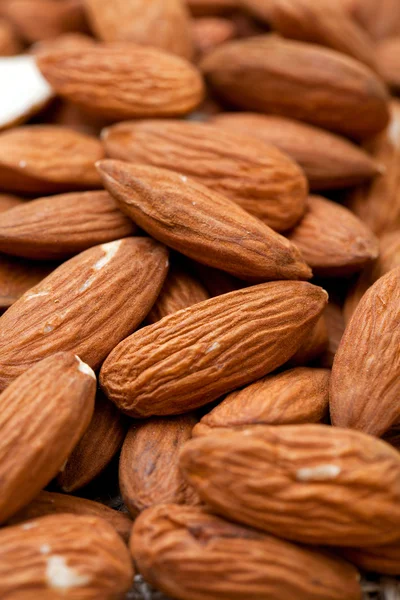 Almonds background — Stock Photo, Image