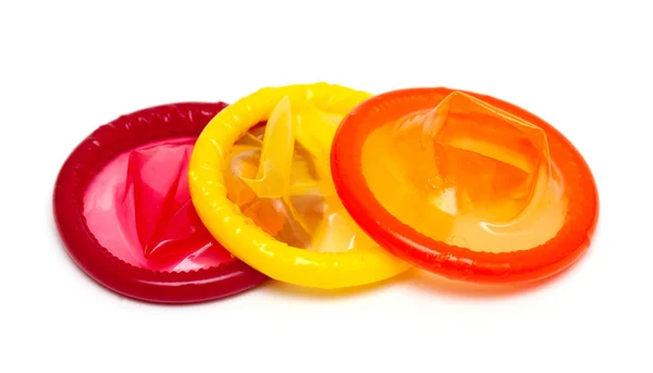 Colorful condoms — Stock Photo, Image