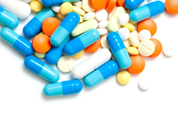 Kleurrijke pillen — Stockfoto
