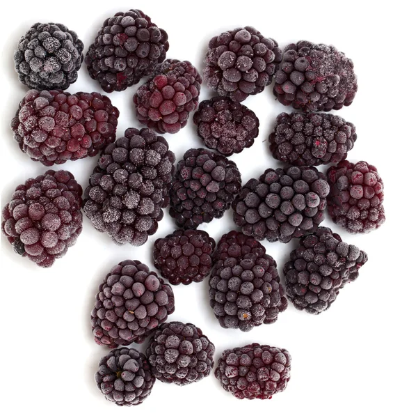 Frozen blackberries — Stock Photo, Image