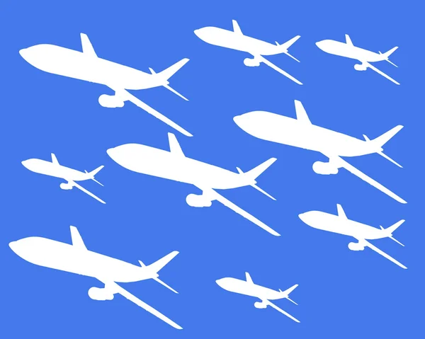 Wzór graficzny samolotem — Zdjęcie stockowe
