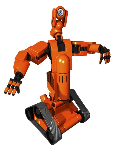 Orange robot — Stock Photo, Image