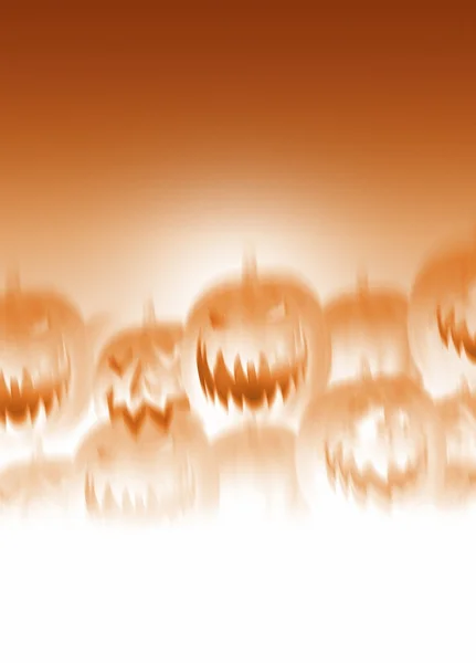 Scary pumpkins background with room for text
