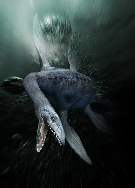 O monstro do Lago Ness — Fotografia de Stock