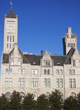 Union Station Building in Nashville clipart