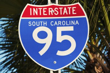 Interstate 95 in South Carolina clipart