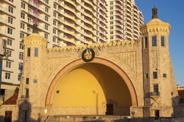 Bandshell in Daytona Beach clipart