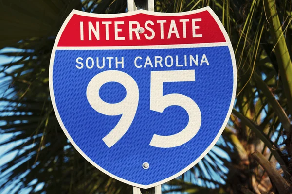 I-95 в Южной Каролине — стоковое фото