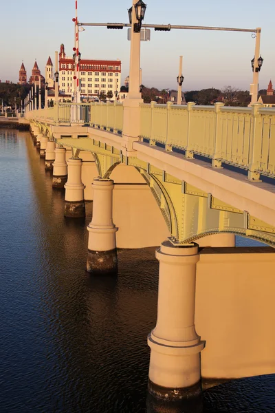 St. Augustine - bridge at sunrise — Stock Photo, Image