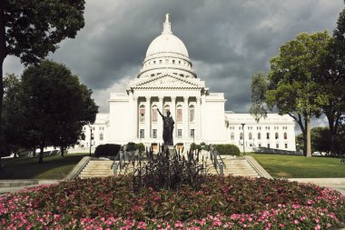 State Capitol Building in Madison clipart