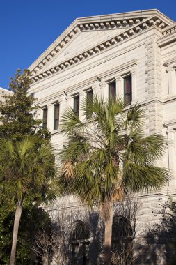 Post office and Courthouse in Charleston clipart