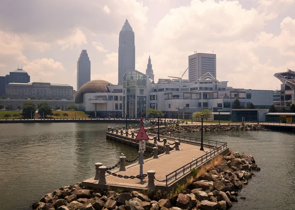 Cleveland dal lago Erie — Foto Stock