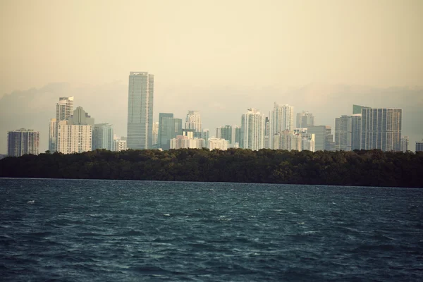 Далекий вид на Майами — стоковое фото