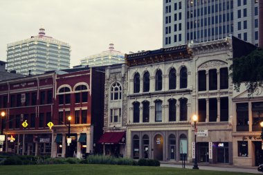 Historic downtown of Louisville clipart