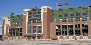 Lambeau Field in Green Bay, Wisconsin clipart