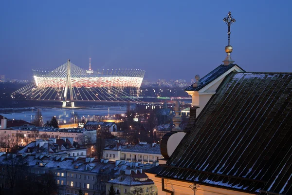 Národní stadion ve Varšavě — Stock fotografie
