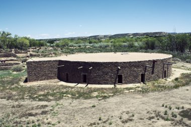 Aztec Ruins in New Mexico clipart