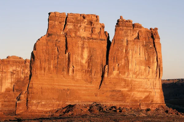 Courthouse Towers, Arches National Park — Stock Photo, Image