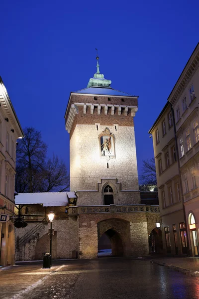 Флоріан ворота в Кракові — стокове фото