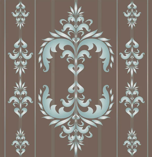 Seamless wallpaper pattern in vintage style. — Stock Vector