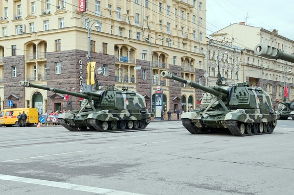 Rehearsal for the Victory Parade — Stock Photo, Image
