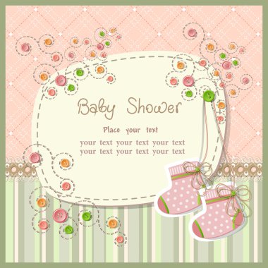 Baby shower clipart