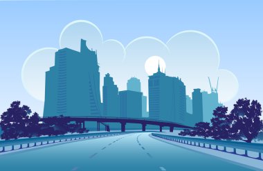 Vector city clipart