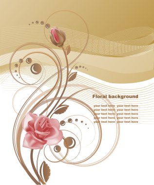 Floral background clipart