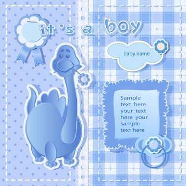 Blue background for boy clipart