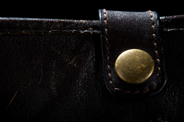 Součástí kožené peněženky — Stock fotografie