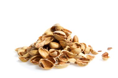 Trash of pistachios clipart