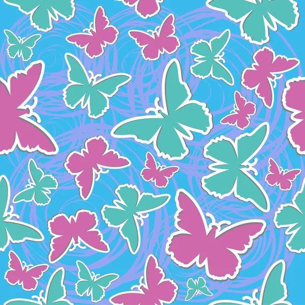 Butterfly seamless pattern Stock Vector Image by ©nnfotograf #65660643