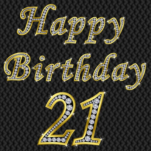 21st birthday Vector Art Stock Images | Depositphotos