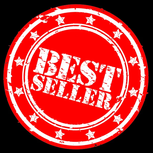 Best seller rubber stamp, vector illustration — Stock Vector