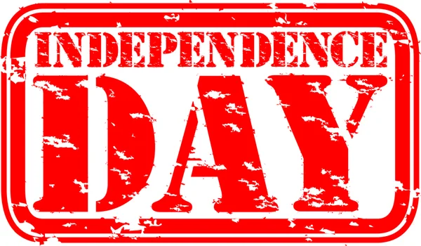 Grunge Independence Day timbro di gomma, illustrazione vettoriale — Vettoriale Stock