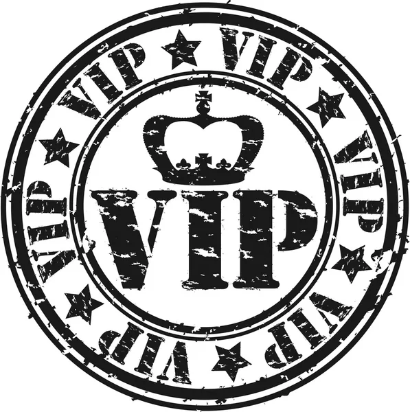 Grunge VIP damga, vektör çizim — Stok Vektör