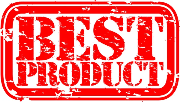 Grunge bestes Produkt Gummistempel, Vektorillustration — Stockvektor