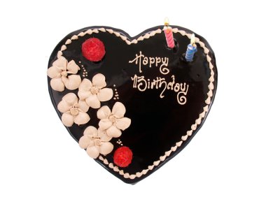 Chocolate Heart Cake clipart