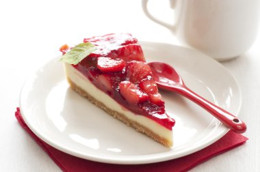 Çilekli cheesecake