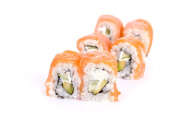 Salmon rolls clipart