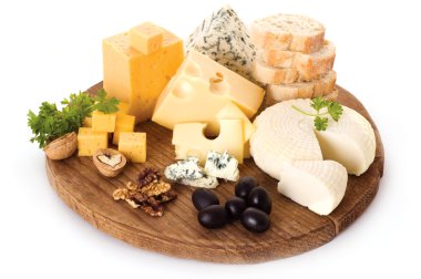 Board of cheese clipart
