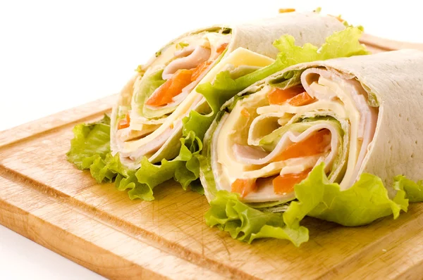 Sandwich wrap — Stockfoto