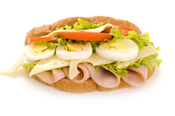 Sandwich with egg — Stock Photo, Image