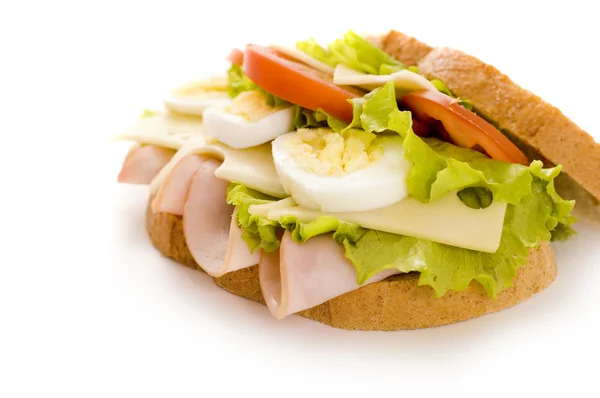 Sandwich with egg — Stock Photo, Image